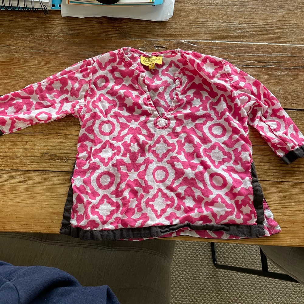 Baby Roberta Roller Rabbit tunic. Never worn!